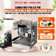 Combo Milesto EM19 M3 Pro Coffee Maker and LD019 Coffee Grinder - 120 Cup Capacity High Quality Sale