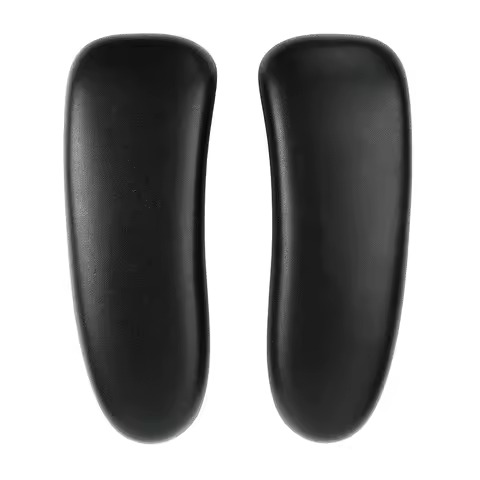 Vinyl Arm Pads Caps for Herman Miller Remasteres Aeron Office Home Chair Graphite/Black Fit Size A, 