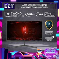 Acer Nitro ED270US3 27" 2K WQHD (2560 x 1440) 1ms 180Hz VA Curved Gaming Monitor ( HDMI x 2,DP x 1)