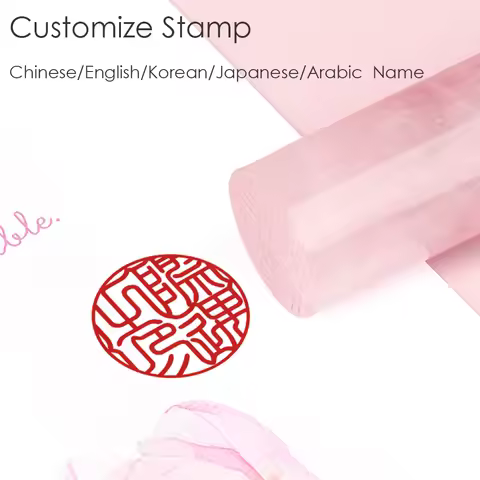 Customize Name Stamp Natural Crystal Stone Seal Stamps For Calligraphy Painting Chop English Kanji H
