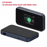 Original ZTE 5G Router Portable WiFi MU5002 Sub-6 5G Mobile WiFi 1800 Mbps CAT22 Mobile Hotspot 5G Router With Sim Card Slot gubeng