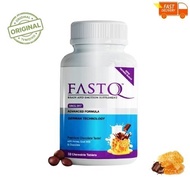 FastQ Original HQ | Vitamin Minda Anak Bijak IQ EQ | Supplement Fokus Otak Cerdas (Tablet Coklat Sed