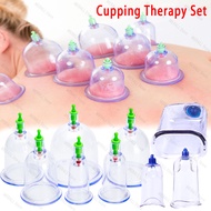 【The-Best】 Vacuum Cupping Set Chinese Acupoint Cupping Set Portable Suction Cup Cupping Set Body Cel