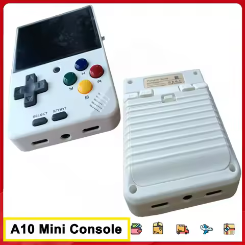 A10 MINI Game Console 2.8-inch IPS 2000mAh RK3326 Quad-core Cortex-35 Mali-G31 MP2 Pre-installed Gam
