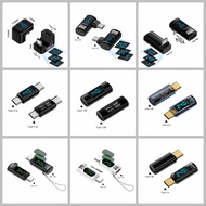 LED Digital Display L-Type U-Type USB-C4.0 Adapter Type-C Male to Female Converter 40Gbps Data Trans