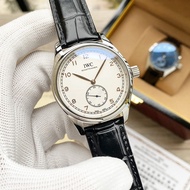 Iwc automatic watch, two-handed, half-mechanical, 40 mm, classic style, for men.