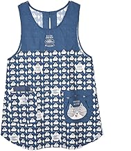 Kusuguru Japan 247054 Michelo Apron, Blue, M-L