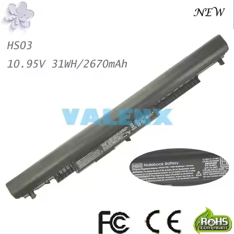 10.95V 31Wh New laptop battery For HP 807957-001 HS03 HS03031 HS04 HS04041 HSTNN-LB6U 240 G5 250 G5 