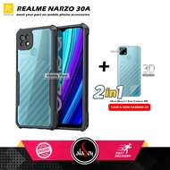 REALME NARZO 30A Armor Case Transparent Casing Free Skin Carbon 3D