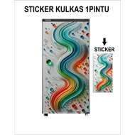 1 door refrigerator sticker motif 369 - 376