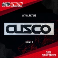 Cusco Car Cut Out Quality Sticker