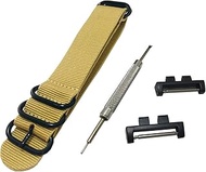 ] 20mm 5 Ring Nylon Watch Band Strap GMWB5000 Metal Adapters Kit for Casio GShock G-Shock GMW-B5000 