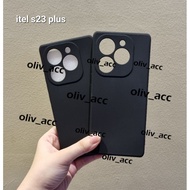 Black case itel s23 plus macaron case pro new itel s23 plus