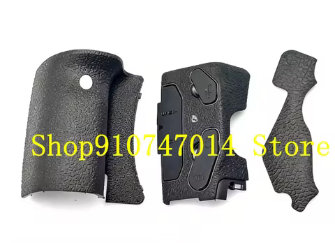 A Set 3pcs/NEW Original Body Rubber For Canon EOS 80D Hand Grip Side Shell USB Thumb Leather Rubber 