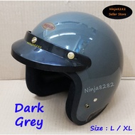Helmet Magnum M8 - Dark Grey ( L / XL ) SGV MS88 KHI XDOT MHR LASER BKP LTD INDEX BELL BOGO