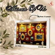 Museum Of Us_ Museum in Frame 3D 21x30 cm | Miniature Of Us| 3D Mouse| Miniature miniatures| Anniver