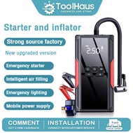 Car Jumper Power Bank With Pump 99800mAh 12V Jumper 4in1 Heavy Duty Car Emergency Jump Start Power P