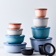 下殺75折【超值組合】Mepal 圓形密封保鮮盒 4件組-高身/淺身