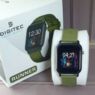 Jam Tangan Wanita Smartwatch Digitec Runner Touchscreen Rubber Strap