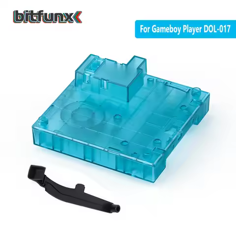 Bitfunx Translucent Base Case GC Replacement Game Shell for GBA Gameboy Player Dol-017 for NGC Game 