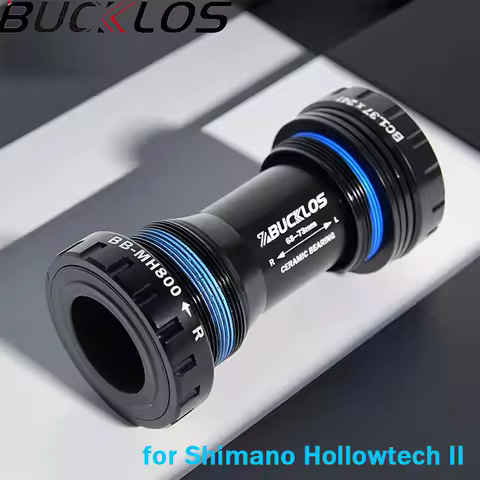 BUCKLOS Bicycle Bottom Bracket Ceramic Bearing BB MTB Road Bike BB68/73mm Bottom Bracket 24mm BSA Th