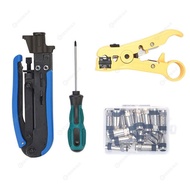 24pcs/set Wire Stripper Knife Crimper Pliers Crimping Tool Cable Stripping