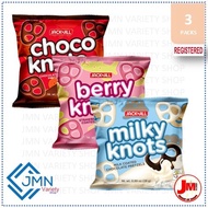 JM FG-0112 | Jack n' Jill | 3 PACKS | Choco Knots | Berry Knots | Milky Knots [28G] [A]