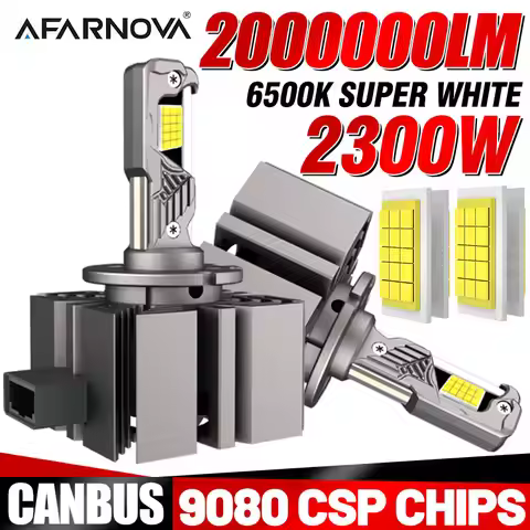 D Series D3S D1S LED Car Headlights Bulbs 4 Copper Tube Canbus Super Bright 6500K HID D2S D4S Led Ki