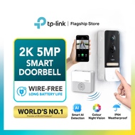 [No1 in SG] TP-Link Smart Doorbell Viewer Long Battery Life Waterproof 3K 5MP Wifi Camera Tapo D235/