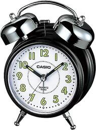 【威哥本舖】Casio台灣原廠公司貨 TQ-362-1B 時尚復古 桌上型雙響貪睡鬧鐘