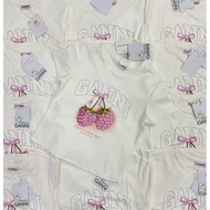 Ganni Baby Tee Shirt  ✨ In stock & Ready to ship