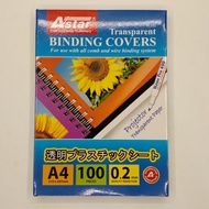 Astar Penutup Pengikat / Binding Cover A4 Transparent/A4 PVC Cover 100S (PC020)