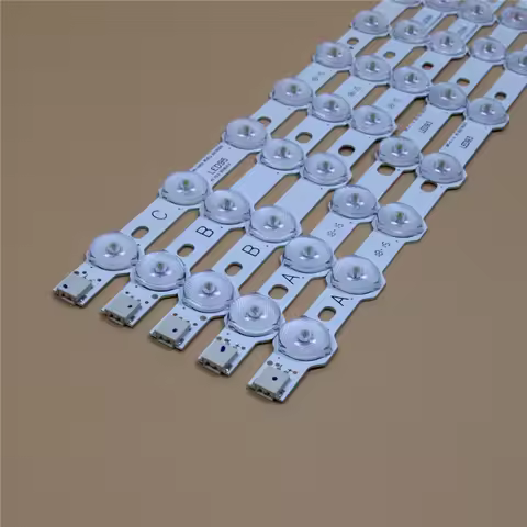 TV LED Bars For TD Systems K40DLV1FSM LED Backlight Strips Kit 9LED Lamps Lens 5 Bands 9FLHY168D 39P