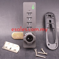 CL Cyber Lock 853-M5-VR-B-94D-CT36-J9Z-CL(003), Graphite, L Bracket, Fixing Plate R346-91, Screw 1084, Vertical, Right
