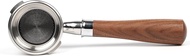 Bottomless Portafilter 58 mm for GAGGIA Espresso Machines, Walnut Wood Handle