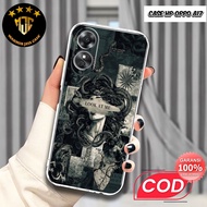 OPPO A17 Case - OPPO A17 Motif Casing (COLAB) - Premium Fourside Softcase - TransparentBENING - Sili
