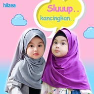 Hilzea Pastan Hulya Instant Pashmina Children'S Hijab Size XS and S Original Age 1 2 3 4 5 Years