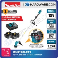 MAKITA DUR190LRT2 CORDLESS GRASS TRIMMER 18V COME WITH 2x 5.0AH BATTERY &amp; 1x CHARGER