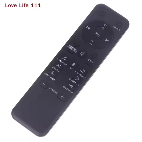 New Black Remote Control For JBL Bar 2.1 3.1 5.1 Channel 4K Ultra HD Sound Bar System Wireless Home 