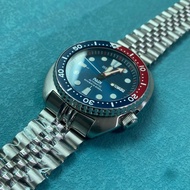 For 22mm seiko turtle Solid Steel Band PADI Diving Abalone Monster SRPE99K1 SRPA21J1 bracelet Watchband Strap  Men