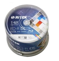 錸德Ritek藍光燒錄光碟BD-R DL 6X 50GB