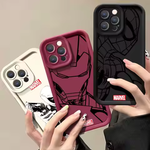 SpiderMan Deadpool Iron Man Case For VIVO Y100 Y93 Y91 Y81 Y78 Y77 Y76 Y75 Y72 Y51 Y50 Y36 Y35 Y27 Y
