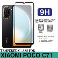 Tempered Glass XIAOMI POCO C71 Anti-Scratch Premium Black List Glass