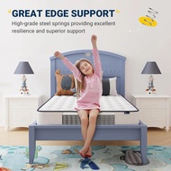 6 Inch Twin Mattress , Foam Spring Hybrid Mattress Box , Medium Soft , Breathable Fabric & Adaptive 