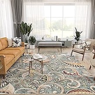 Seafoam Modern 5x7 Area Rug 5x7 - Indoor Area Rugs for Living Room - Dining Room Rug - Bedroom Rug -