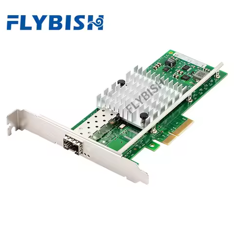 FLYBISH X520-DA1x4 PCIE2.0 x4 10G NIC Single Port Network Card for intel 82599EN chip