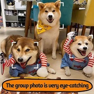 Halloween Costume for Pets Funny Dog Clothes Cat Chucky Costume Halloween Party Costume 万圣节狗狗衣服