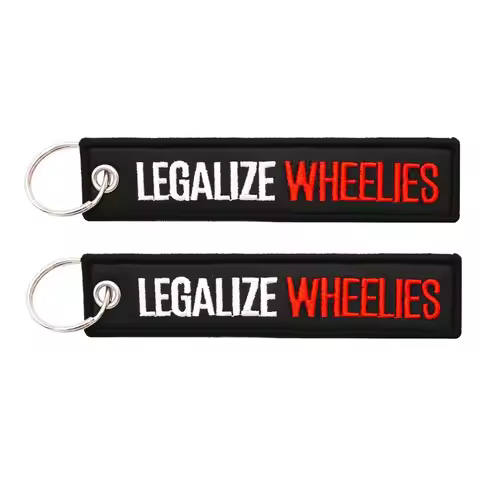 LEGALIZE WHEELIES embroidery functional keychain Y5-11