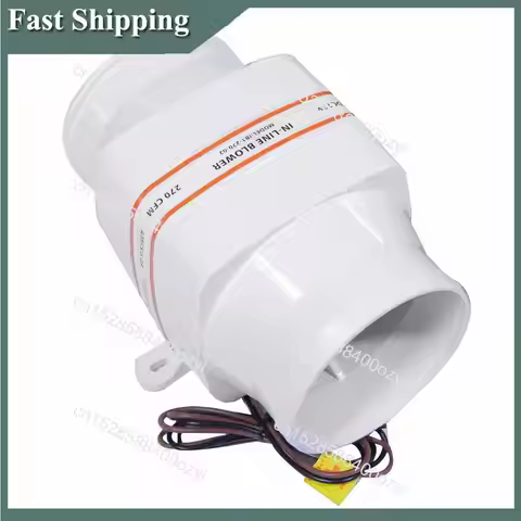 August 24V DC Fan RV Yacht Battery Ventilation Exhaust Fan 4 Inch Fan Room Car Yacht Fan