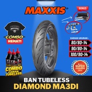 MAXXIS DIAMOND MA-3Di TUBELESS TIRES Ring 14 (80/80-14 90/80-14 100/80-14) AUTOMATIC MOTORCYCLE TIRE